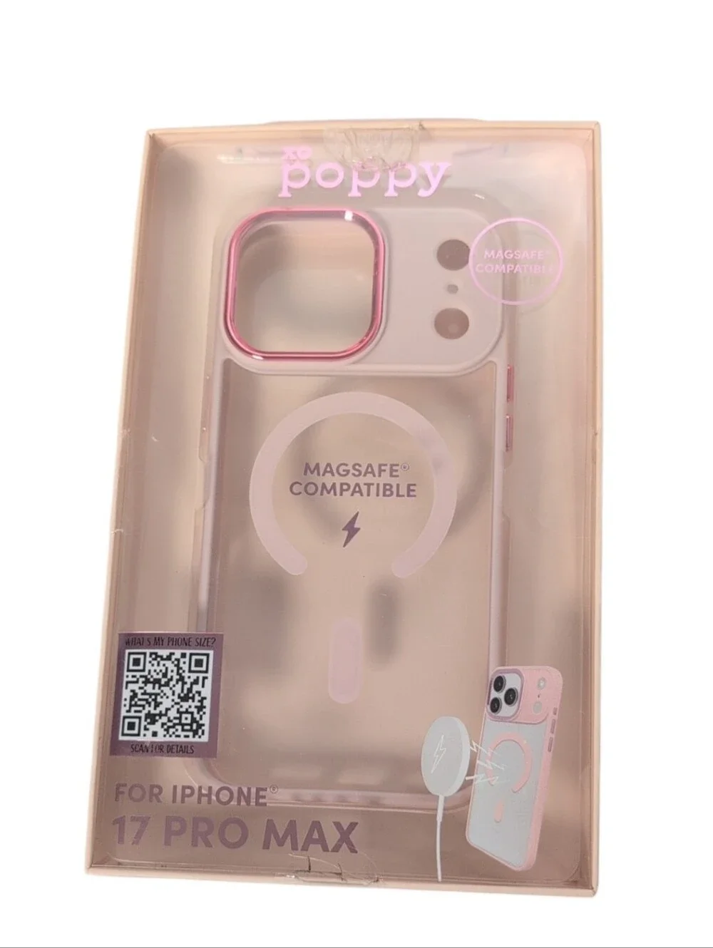 XO Poppy Blush/Rose Gold Pink iPhone 17 Pro Max Phone Case